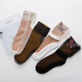 thumbnail image 3 of Calcetines de mujer de primavera y verano, calcetines cortos apilados, calcetines con piedras preciosas y mariposas, 3 of 6