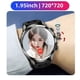 thumbnail image 4 of 2025 NUEVO 4G Full Netcom H19 Smartwatch Sistema Android 1,95 pulgadas 720*720 Pantalla Amoled 190 ° Cámara giratoria Reloj inteligente GPS WIFI, 4 of 5