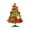 Red, variant on Chmadoxn Mini Halloween Christmas Tree, 17.7 Inch Lighted Tabletop Artificial Xmas Pine Tree, Small Tree Light Up Battery Operated with LED Lights for HOLIDAY Party Decor