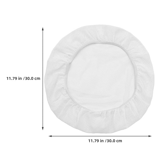 BESTYASH 4Pcs Breathable Cotton Mesh Hair Nets for Food Service Workers Kitchen Use