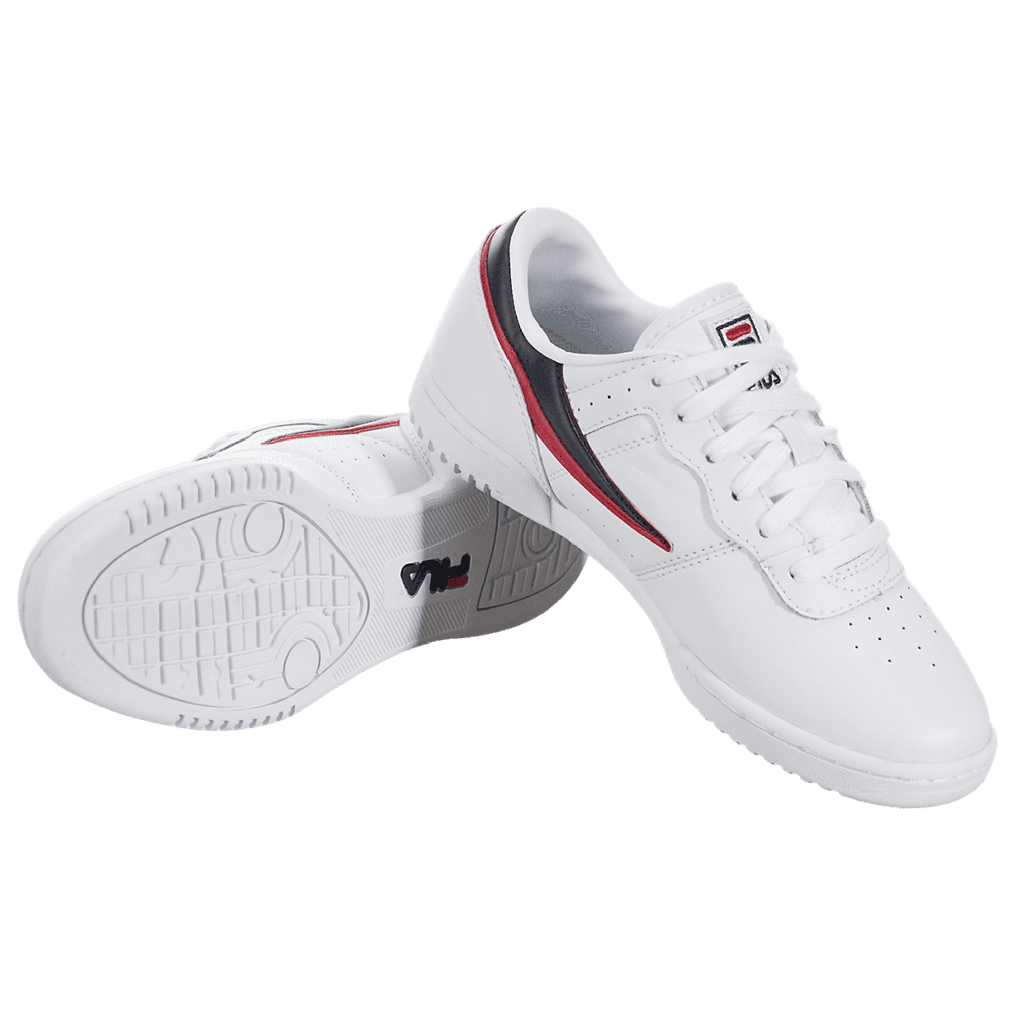 sociedad Analista Menagerry Fila Original Fitness White/Fila Navy-Fila Red 5VF80165-150 Women's Size 6  - Walmart.com