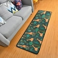 thumbnail image 3 of SKYSONIC 2X6 Feet Dinosaurs Tropical Cactus Runner Rug with Rubber Backing, Coconut Tree Summer Non Slip Entryway Rug Runner Washable Soft Area Rug Carpet for Hallway Bedroom Kitchen Decor, 3 of 6