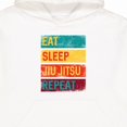 thumbnail image 3 of Inktastic Eat Sleep Jiu Jitsu Repeat Youth Hoodie Sweatshirt, 3 of 4