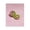 Pink Glimmer Kiwi Slice, variant on Stupell Industries Glimmer Strawberry on Pink Black Framed Floater Canvas Wall Art, design by LISH Creative
