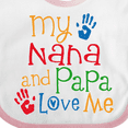 thumbnail image 4 of Inktastic My Nana and Papa Love Me Boys or Girls Baby Bib, 4 of 4