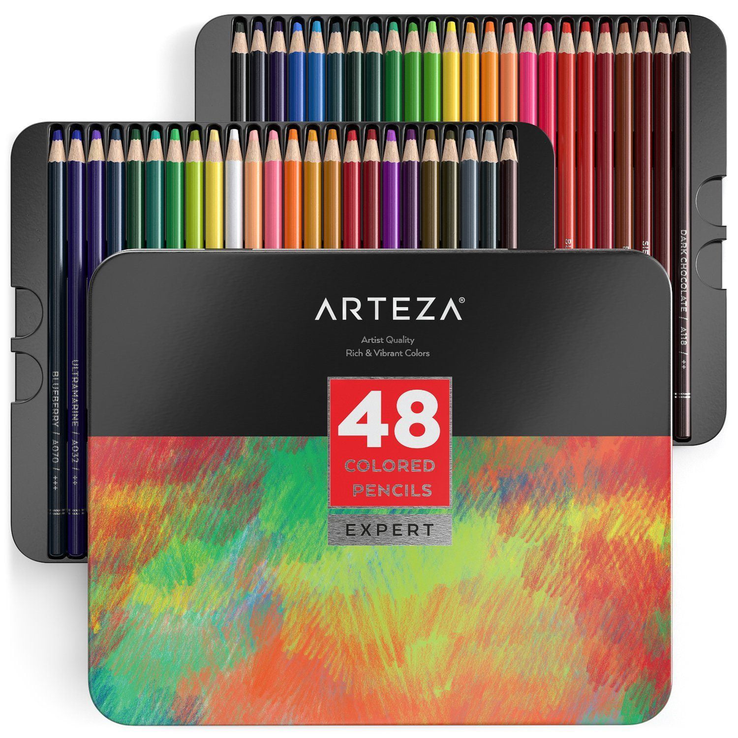 Arteza Professional Colored Pencils Set of 48