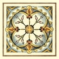thumbnail image 2 of Zarris, Chariklia 20x20 White Modern Wood Framed Museum Art Print Titled - Crackled Cloisonne Tile III, 2 of 4