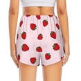 thumbnail image 4 of Fotbe Strawberry Womens High Waist Running Shorts Athletic Workout Quick Dry Shorts for Women with Pockets Gym Yoga Summer Shorts-Medium, 4 of 9