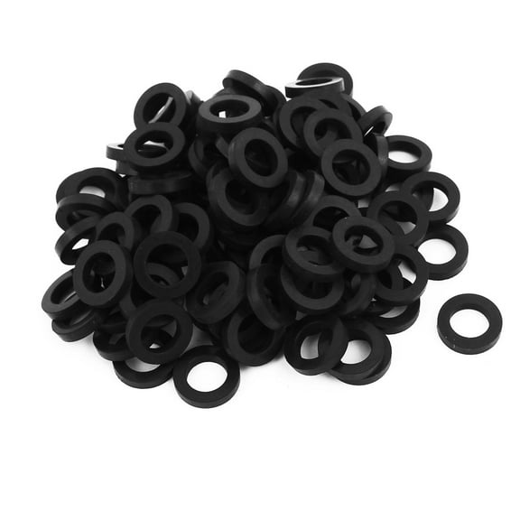 16mm OD O-Ring Hose Gasket Flat Rubber Washer Lot for Faucet Grommet 100pcs