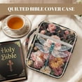 thumbnail image 7 of FOR U DESIGNS Dragonfly Peony Pattern Bible Case Multifunctional Bible Carrier Tote Bag Church Bags Bible Journaling Supplies Protective Church Organizer Holder Bag, 7 of 7