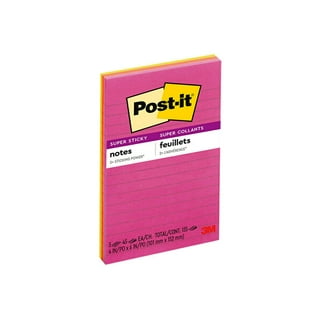 Post-it Super Sticky Notes, 3 in x 3 in, Assorted Bright Colors, 15 Pads