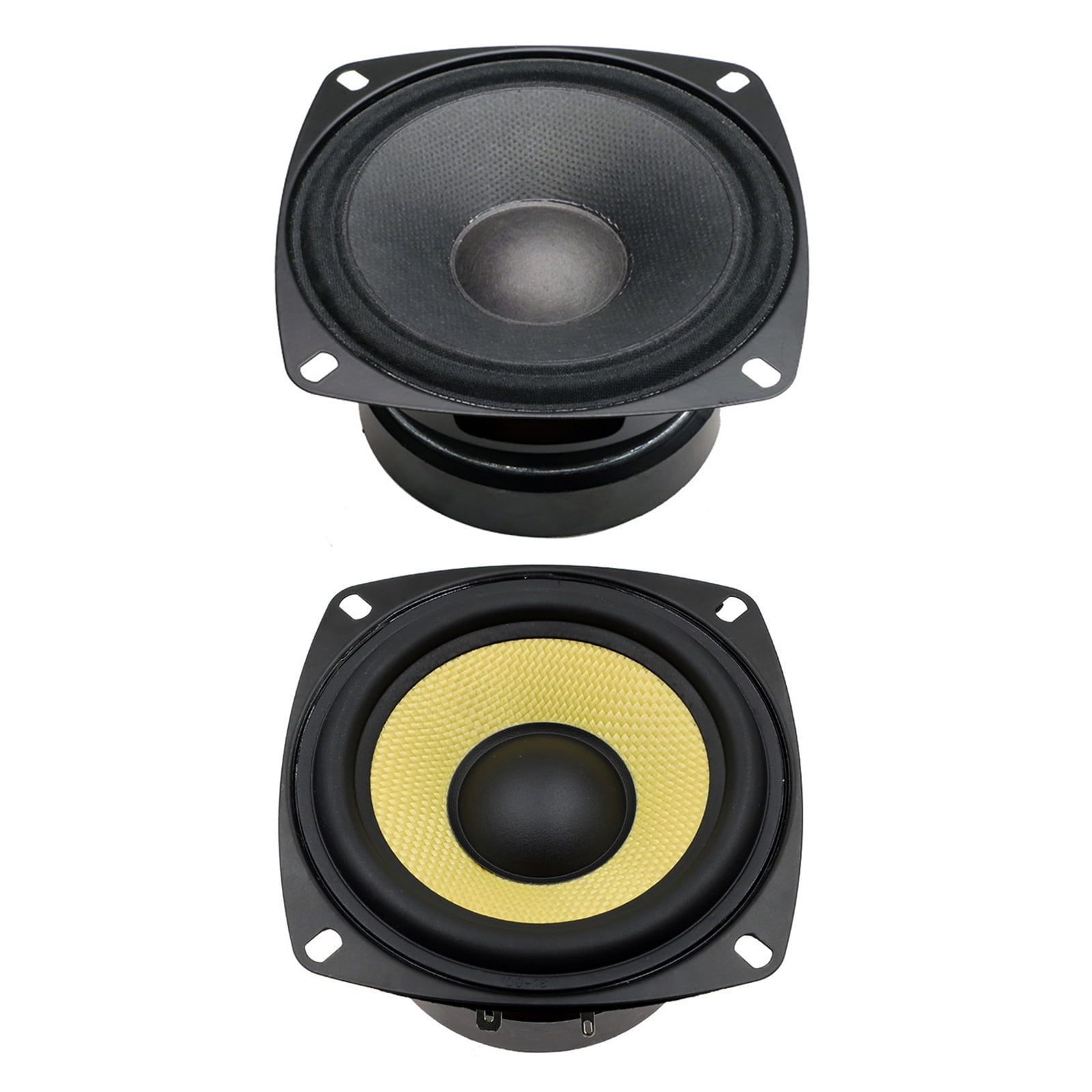 Ruggeds 4in Sound Driver Woofer With 40W Power Handling Bulletproofs Diaphragm Vibrations Reduction Suspension Design