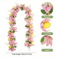 thumbnail image 7 of KOYPTL 71 Inch Artificial Lemon Garland Christmas Decorations,Dense Spring Greenery Garland with Lemons and Flowers,Hanging Floral Garlands for Mantel Fireplace Party Wedding Indoor Home Decor Pink, 7 of 7