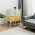 thumbnail image 2 of Topbuy 15-Drawer Rolling Trolley Mobile Storage Cart Tools Scrapbook Paper Organizer, 2 of 6