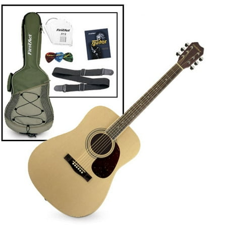 First Act Deluxe Full-Size Spruce-Top Acoustic Guitar