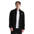 thumbnail image 1 of Campera de fleece negra para hombre Glacier de The North Face con cierre, 1 of 8