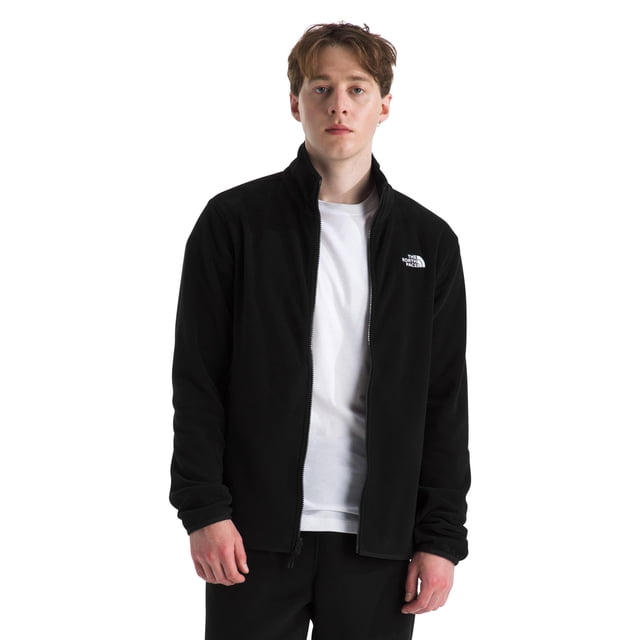 Campera de fleece negra para hombre Glacier de The North Face con cierre