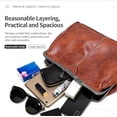 thumbnail image 7 of 2026 New Elegant Waterproof Women Leather Kiss-Lock Tote Handbag, Vintage Crossbody Purse for Daily Use, Work, Travel and Casual Outings, 7 of 7