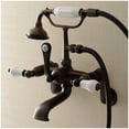 thumbnail image 6 of Aqua Vintage AE55T5 Clawfoot Tub Faucet with Hand Shower, Oil Rubbed Bronze, 6 of 7