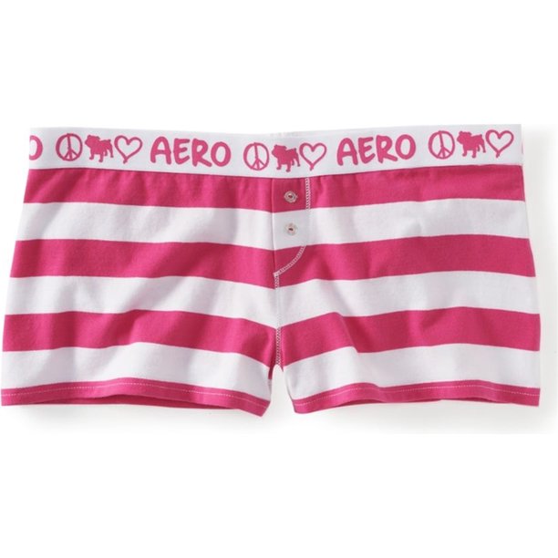 Pantalones cortos de pijama elásticos Aeropostale para mujer, rosa, extragrande Aeropostale Pantalones cortos de pijama