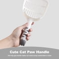thumbnail image 2 of Cat Litter Scoop with Cat Paw Handle, Easy Sifting with 3 Size of Hole Design for All Litter, Wide Edge Cat Litter Scoop for Quick Cleaning All Cat Litter Box, 2 of 7