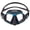 Blue/Tinted Lens, variant on Tidal Mask Aluma Pro with Advanced Anti-Fog Technology - for Scuba Diving, Snorkeling, and Freediving. Ultra Low Volume Tempered Glass Lens. Anti Fog Scuba mask for Adults -Black/Clear Lens.