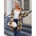thumbnail image 5 of Zeagoo Women's Zip Up Hoodies Long Sleeve Long Tunic Sweatshirts Oversized Fleece Casual Fall Jacket Coat with Pocket, 5 of 6