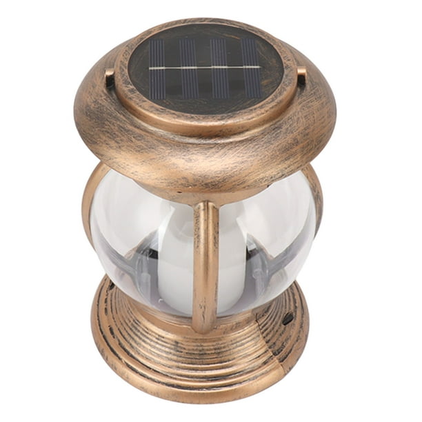 Luz LED de linterna solar Jadeshay para patio color latón Tipo A