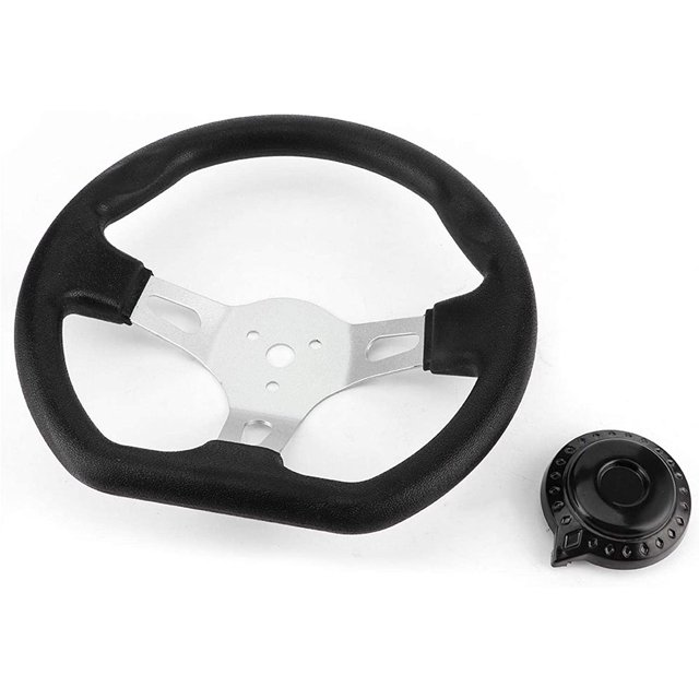 Volante Go-Kart de 270 mm para thsinde Buggy Go-Kart Accesorio para carrito de carreras ACTIVE Biensenido a ACTIVE