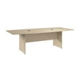 thumbnail image 1 of 96W Office Conference Table with Wooden Base in Natural Elm - Engineered Wood, 1 of 7