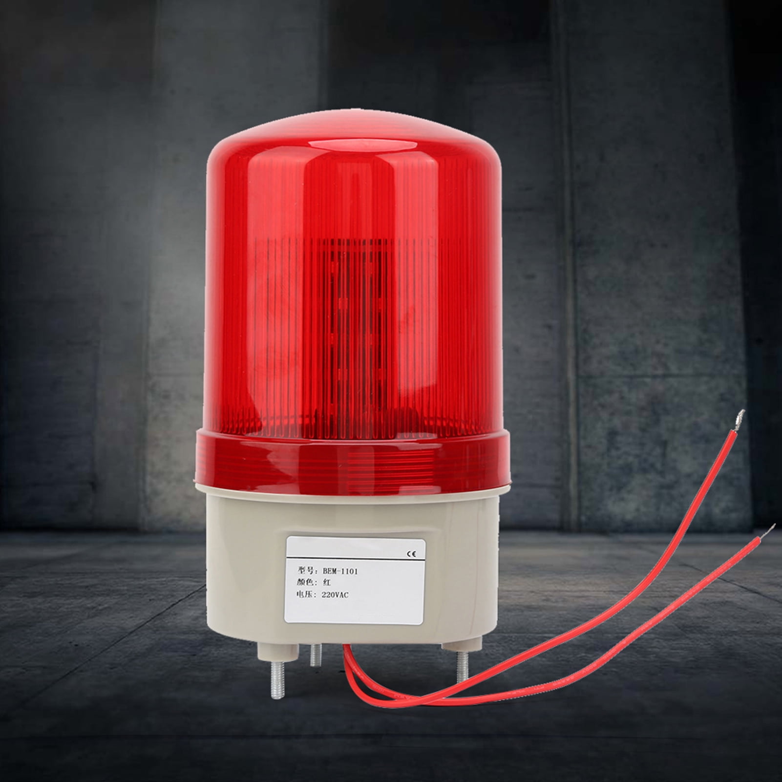 Signal Light, 220VAC Warning Light, Red Low Power