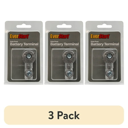 (3 pack) EverStart Automotive 4oz Battery Terminal Side Post 6-1 Cable for Cars, Semi-Trucks, & RVs