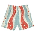 thumbnail image 7 of FORMRS Boys Swim Trunks Quick Dry Mesh Liner Boardshorts Sizes XS-XL, Light Blue Pattern, 7 of 7