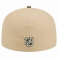 thumbnail image 4 of Men's New Era  Tan/Olive Philadelphia Flyers Color Pack Two-Tone 59FIFTY A-Frame Fitted Hat, 4 of 5