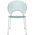 thumbnail image 5 of LeisureMod Opulent Series Modern Smoke Dining Chair Set of 2, 5 of 8