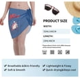 thumbnail image 7 of Bingfone Gnome 4th of July Women's Sarong Swimsuit Cover Ups Bathing Suit Coverups Chiffon Beach Wrap Skirts, 7 of 7