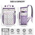 thumbnail image 3 of Travel Cooler Bag - Princess Unicorn Star Pattern Camping Beer Cooler Backpack with Bottle Opener- Waterproof Insulated Picnic Backpacks - Cooler Bag for Beach, 3 of 6