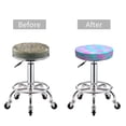 thumbnail image 5 of Round Bar Stool Seat Covers, Purple Dragon Scales Elastic Round Chair Cover Stool Seat Slipcover Bar Stool Cushions Round Pad for 12-14 inch, 5 of 7