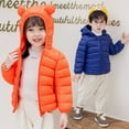 thumbnail image 2 of Baby Boys Girls Winter Coats Toddler Bear Hoods Down Jacket Infant Kids Light Puffer Padded Outwear, 2 of 8