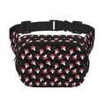 thumbnail image 1 of Balery Cartoon Mushroom Mochila Cinturón para Mujeres y Hombres, Bolsa de Cintura Impermeable de Doble Capa con Correa, 1 of 8