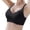 Black, variant on SRZYMJ Push up Bra for Women Women's Support Seamless Wireless Bra with Convertible Straps for Backless Outfits and Everyday Comfortable Wear