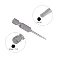 thumbnail image 4 of 1/16" Hexagonal Destornillador Taladro SAE 1/4" Hexagonal Vástago 2" Longitud Magnético S2 Acero Potencia Perforación taladros, 4 of 5