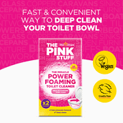 The Pink Stuff, Foaming Powder for Toilets, 2 Treatments, 7 oz, Bathroom Cleaner