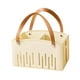 thumbnail image 3 of Canasta de almacenamiento portátil, cesta de ducha con mango, bolso de ducha multipropósito, contenedor de organizador de tocador para el dormitorio Crema, 3 of 8