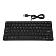thumbnail image 2 of Small Wired Keyboard, Ultra Thin Mini USB Wired Keyboard Wired Keyboard Small Keyboard With 78 Keys Keyboards for Desktop Computer Laptop PC, 2 of 7
