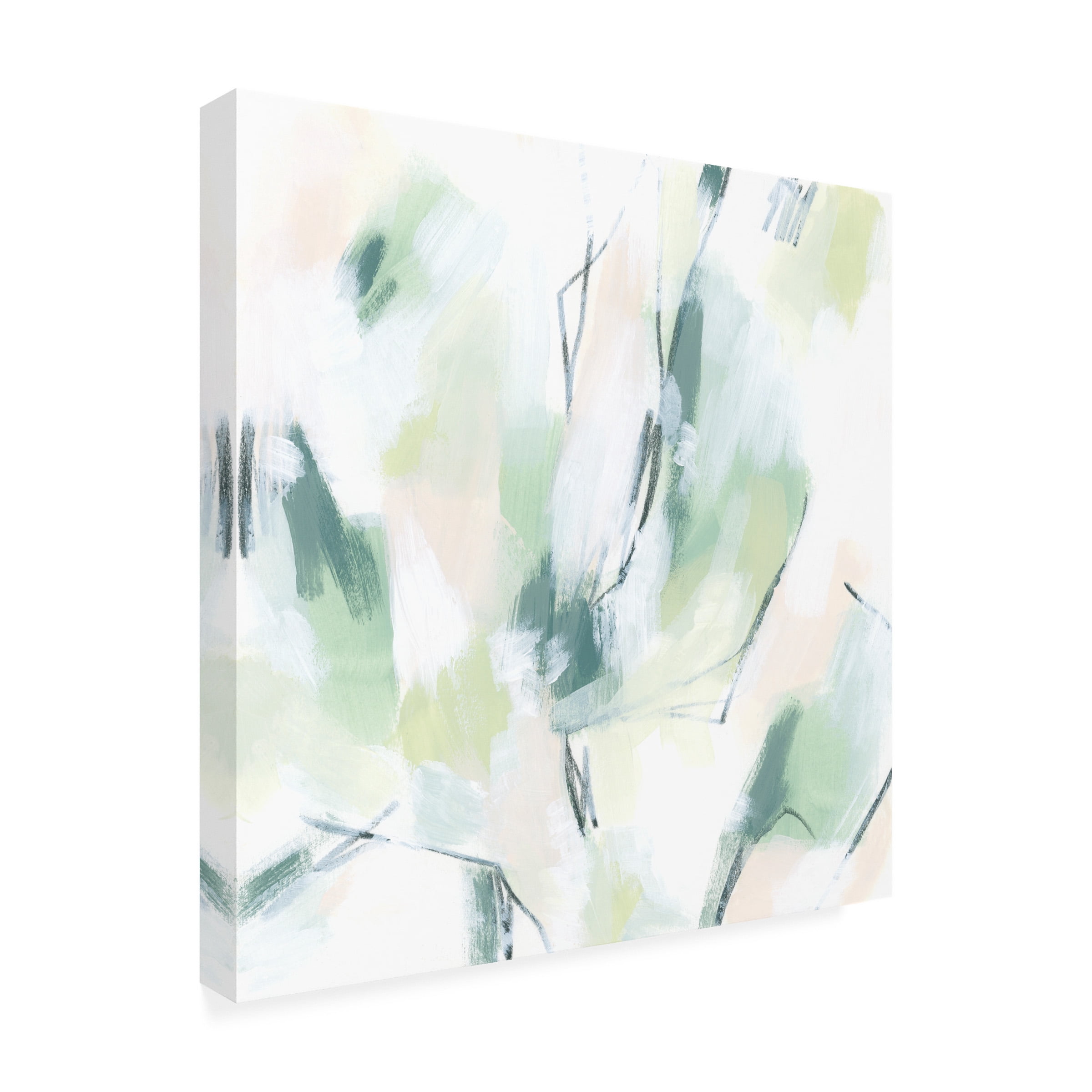 June Erica Vess 'Mint Fissure II' Canvas Art