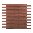 thumbnail image 2 of Sample - Rose Gold Copper Metallic Metal Brick Joint Mosaic Tile Kitchen Wall Backsplash, 2 of 6