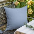 thumbnail image 2 of Pillow Covers 24x24 Inch, Pure Light Blue Linen Pillowcase with Invisible Zipper, Simple Solid Color Decorative Throw Pillow Covers Cushion Case for Couch Sofa Bed Living Room, 2 of 9
