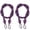 Purple, variant on LQCrafK Curtain Tiebacks Clearance Under $5! Curtain Holdbacks, 2PCS Curtain Tie Backs for Curtains, Ropes Tie Backs for Curtain Cord Buckle Tiebacks Tie Backs White