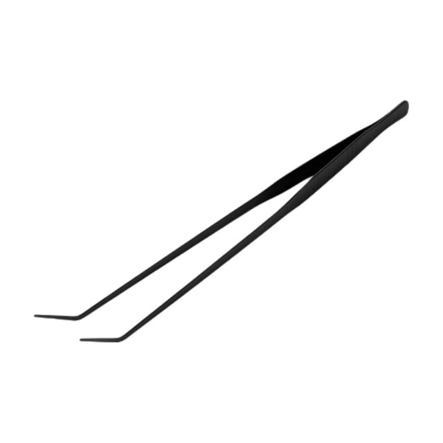 Aquarium Landscaping Curved Tweezers for Small and Mini Aquariums - Indoor Use Metal Crafting Tool with Non Grip Curved Design for Precise Feeding and